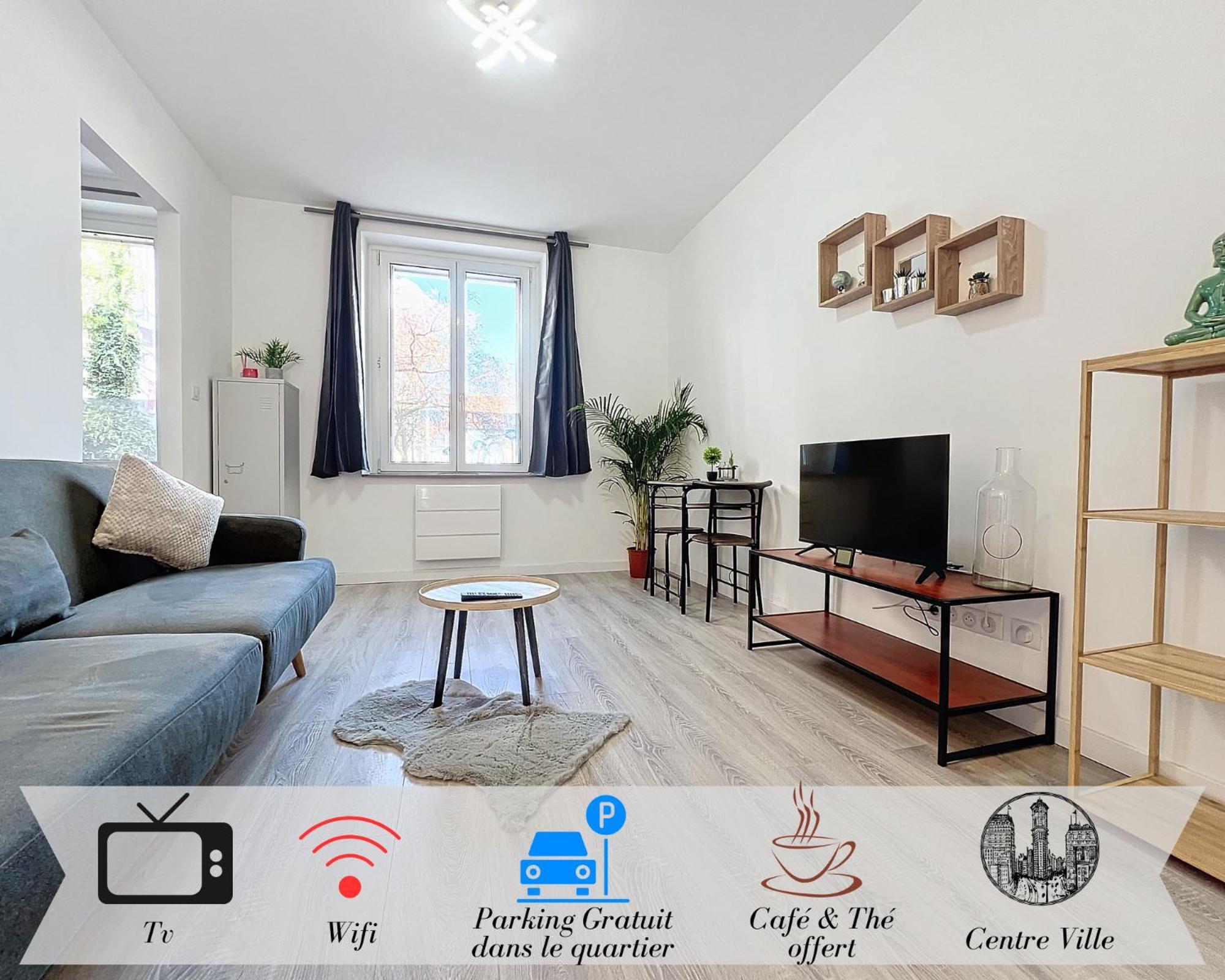 Le K - Mulhouse Centre Apartment Bagian luar foto